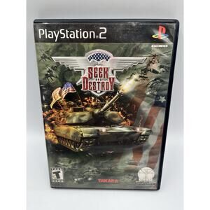 Seek and Destroy (Sony PlayStation 2, 2002) CIB Tested And Working